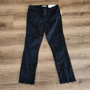 Women's LC Lauren Conrad Crochet Skinny Ankle Jeans